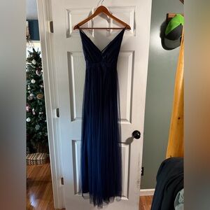 Lulu's Deep Blue Maxi Dress